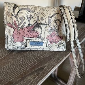 PRADA Rabbit Calfskin Crossbody Shoulder Bag